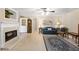 Open living room layout with great lighting and decorative accents at 3076 Harris Mill Ct, Duluth, GA 30096