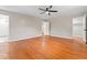 Large main bedroom with hardwood floors, ensuite bathroom, and ample closet space at 2002 Twin Falls Rd, Decatur, GA 30032