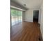 Dining area leads to an outdoor deck via sliding glass doors at 2266 Eastgate Dr, Snellville, GA 30078