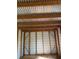 Interior of metal storage building with wood framing, offering ample storage space at 2266 Eastgate Dr, Snellville, GA 30078