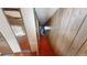 Hallway with wood-paneled walls at 85 Lang Cir, Covington, GA 30014