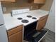 Open oven with laminate countertops at 8202 Fairington Village Dr, Lithonia, GA 30038