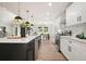 Modern kitchen with granite countertops, stainless steel appliances and large island at 3427 Mill Stream Sw Ln, Marietta, GA 30060