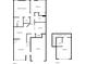 B&W detailed floor plan showcasing the layout of the home's two floors at 124 Camry Ln, Grayson, GA 30017