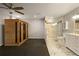 Luxurious bathroom with a shower, sauna, and double vanity at 6510 Boulder Rdg, Cumming, GA 30028