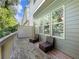 Cozy back deck with seating, offering an inviting outdoor living space and tree views at 2506 Skyland Ne Dr # 17, Atlanta, GA 30319