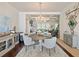 Cozy dining area with coffered ceiling and views into the living room at 2506 Skyland Ne Dr # 17, Atlanta, GA 30319