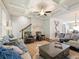 Inviting living room with stylish decor, coffered ceilings, and ample seating for relaxation at 2506 Skyland Ne Dr # 17, Atlanta, GA 30319