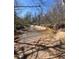 Clear creek flowing through a sandy landscape at 6675 Millwood Rd, Cumming, GA 30041