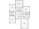 The second floor plan offers multiple bedrooms, including closets and two bathrooms at 2185 Creole Cir, Cumming, GA 30040