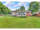 Spacious backyard with green lawn and sunroom, ideal for outdoor entertaining and relaxation at 3395 Spring Dr, Atlanta, GA 30360