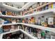 Well-stocked pantry with custom shelving at 3999 Brintons Ml, Marietta, GA 30062