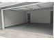 Garage with light gray walls and concrete floor at 2645 Trotters Walk Trl, Snellville, GA 30078