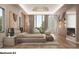Bright bedroom with natural light, view of the backyard, and fireplace at 654 Longleaf Dr, Atlanta, GA 30342