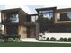Stunning entrance featuring a modern design, meticulously landscaped garden, and an elegant walkway leading to the front door at 654 Longleaf Dr, Atlanta, GA 30342