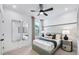Stylish bedroom with natural light, modern decor, and a comfortable bed at 2905 Medford Drive, Cumming, GA 30041