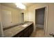 A bathroom featuring a granite vanity top and tile floors with a shower and toilet at 2307 Overlook Ave, Lithonia, GA 30058