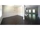 Dining room with hardwood floors and a chandelier at 2307 Overlook Ave, Lithonia, GA 30058
