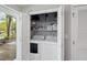 Convenient laundry closet with side-by-side washer and dryer, and ample storage at 5725 Brenda Sw Dr, Mableton, GA 30126