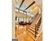 Grand foyer with hardwood staircase leading to a spacious living area at 100 Trotters Ridge, Fayetteville, GA 30215