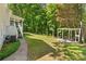 Spacious yard featuring a pergola seating area with lush green surroundings at 12 Ranger Se Rd, Cartersville, GA 30121