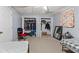 Finished basement has closets and a seating area, great for storage or relaxation at 12 Ranger Se Rd, Cartersville, GA 30121