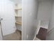 Hallway with closet space and hardwood flooring at 1328 Hoy Taylor Dr, Norcross, GA 30093