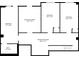Basement floor plan showcasing bedroom, bathroom, electrical room, and recreation room layouts and dimensions at 1027 Regency Dr, Acworth, GA 30102
