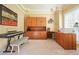 Office featuring built-in wood cabinets and ample storage space at 2004 Spicers Ln, Woodstock, GA 30189