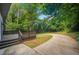 A backyard with a driveway and deck at 2575 Flagstone Se Dr, Atlanta, GA 30316