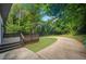 A backyard with a driveway and deck at 2575 Flagstone Se Dr, Atlanta, GA 30316