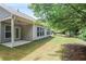 Well-kept backyard with a covered patio area for outdoor enjoyment at 2948 Goldfinch Cir, Marietta, GA 30066