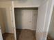 Large closet with shelving and interior door provides plenty of storage space at 2948 Goldfinch Cir, Marietta, GA 30066