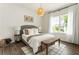 Bedroom featuring a queen size bed, neutral decor, and natural light at 160 Winner St, Acworth, GA 30102