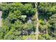 Aerial view of the home at 1582 Pine Cir, Austell, GA 30168, nestled on a 0.50-acre lot at 1582 Pine Cir, Austell, GA 30168