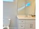 Bathroom features quartz countertops, stylish fixtures, and ample storage at 2587 Ocean Walk Nw Dr, Atlanta, GA 30318