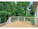 Beautiful wood deck overlooking lush greenery at 4915 Lazy Creek Ct, Cumming, GA 30028