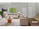 Bright, staged living room featuring large window and neutral decor at 3924 Chimney Ridge Ct, Ellenwood, GA 30294