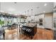 Spacious kitchen with an island, stainless steel appliances, stylish countertops, and a cozy breakfast nook at 162 Daltree Ct, Marietta, GA 30068