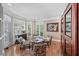 Cozy living room area with a bay window, hardwood floors, and natural light, creating a comfortable retreat at 162 Daltree Ct, Marietta, GA 30068