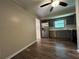 Bright kitchen featuring stainless appliances and laminate flooring at 2065 Sandgate Cir, Atlanta, GA 30349