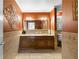 Bathroom features a double vanity and tile flooring at 2595 Winthrope Way, Lawrenceville, GA 30044