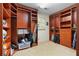 Walk-in closet with custom built-ins at 2595 Winthrope Way, Lawrenceville, GA 30044
