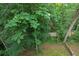 Lush backyard featuring mature trees and greenery, offering a serene and private outdoor space at 402 Wood Chase Ln, Canton, GA 30114