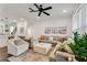 Spacious living room with a comfortable sectional, stylish decor, and modern furnishings for gatherings at 6635 Beacon Dr, Atlanta, GA 30328