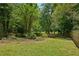Fenced backyard with lawn at 1539 Marbut Se Ave, Atlanta, GA 30316