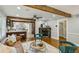 Cozy living area featuring hardwood floors and an open layout to the kitchen at 1539 Marbut Se Ave, Atlanta, GA 30316
