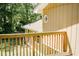 Wooden deck overlooking the spacious back yard at 2592 King Louis Ne Rd, Conyers, GA 30012