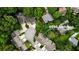 4096 Audubon aerial view shows a community surrounded by lush greenery at 4096 Audubon Dr, Marietta, GA 30068