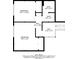 Floor 4 featuring two bedrooms and two baths with a hall at 4096 Audubon Dr, Marietta, GA 30068
